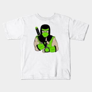 Thetannedninja1 Logo Design Kids T-Shirt